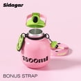 thumbnail image 6 of Sidagar 60 oz Stainless Steel Insulated Water Bottle with Straw and Handle, Pink, 6 of 7