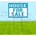 thumbnail image 1 of House For Sale (18" x 24") Yard Sign, Includes Metal Step Stake, 1 of 6