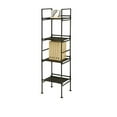 thumbnail image 3 of Neu Home Free Standing Storage Shelf, 4-Tier Square, Espresso, 3 of 3