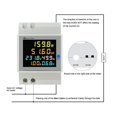 thumbnail image 5 of grid cool Single Phase Electricity Meter Digital Electricity Meter AC 40300V 100A Electricity Meter Watt KWh Voltmeter Ammeter, CE Approved, 5 of 5
