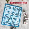 thumbnail image 2 of Tablero de práctica de mahjong JILINWEI, entrenador portátil para una sola persona, 2 of 4