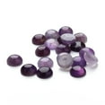thumbnail image 4 of 20 Pcs Perles Rondes Cabochon Améthyste Dos Plat Perles de Cristal Demi-Rondes pour Fabrication de Bijoux, 4 of 9