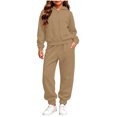 thumbnail image 3 of Lmnyox Kid's Clothing Sets Hoodies and Joggers Sets with Pockets 2 Pieces Winter Tracksuit for 2-14 Years, 3 of 6