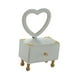 thumbnail image 4 of Espejo de maquillaje de escritorio con cajón, decoración del hogar, caja de almacenamiento de madera para sala de estar Espejo en forma de corazón, 4 of 9