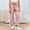 Pink, variant on Bnwani Toddler Girl Pants Lace Up High Waist Pant Lightweight Pockets Casual Loose Long Trousers Size 4-13 Beige