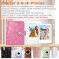 thumbnail image 2 of Álbum de fotos FINTIE Mini para películas de 2 x 3 pulgadas, 52 bolsillos, rosa, 2 of 7