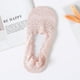 thumbnail image 1 of Calcetines náuticos invisibles antideslizantes de silicona con encaje de boca baja de color caramelo para mujer, calcetines cortos de seda helada con encaje, 1 of 1
