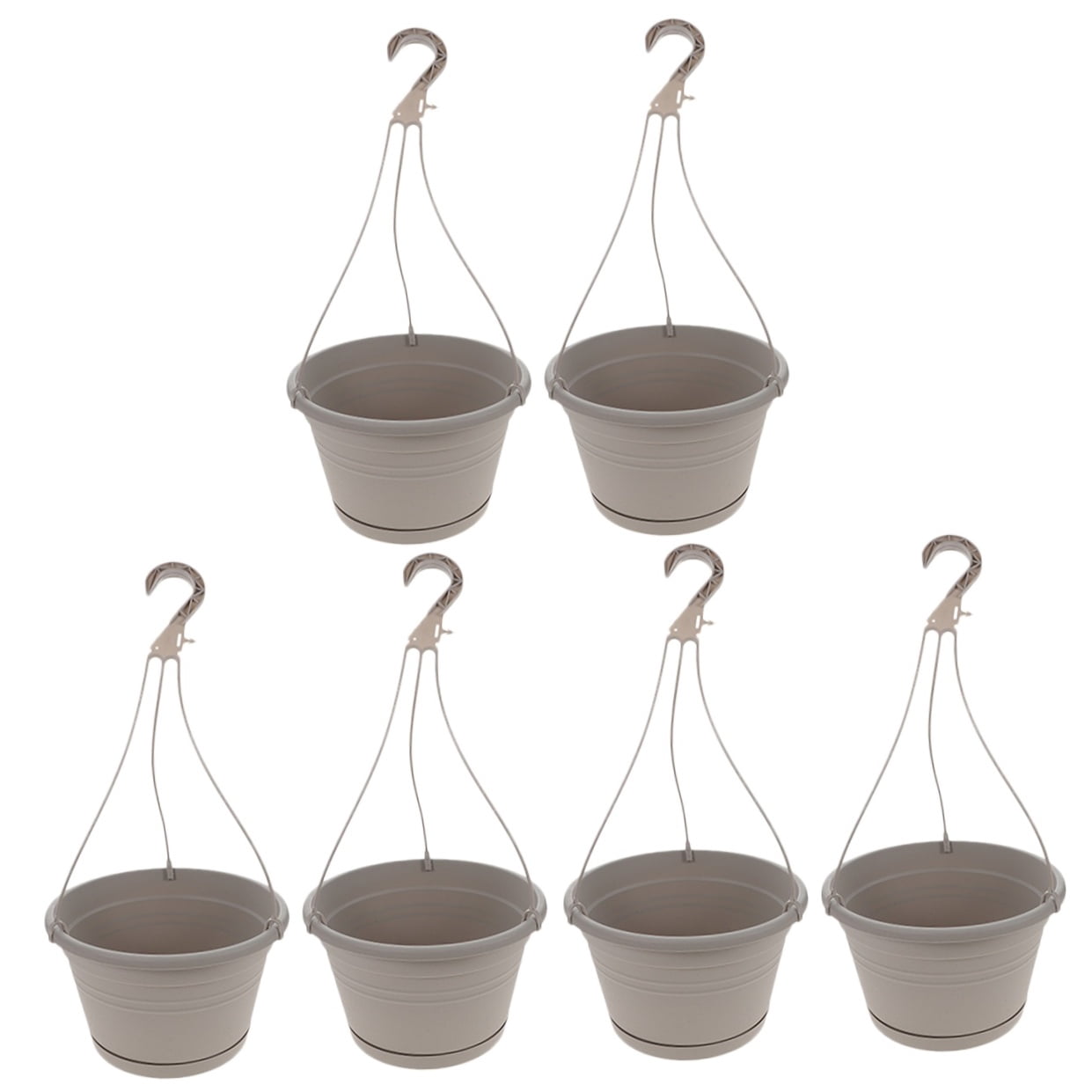 HOMEMAXS 6 pcs  Hanging Planter Pot Flower Hanging Basket Hanging Planter Decorative Flowerpot