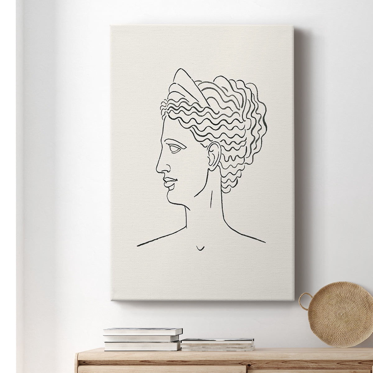 Greek Busts III Premium Gallery Wrapped Canvas - Ready to Hang
