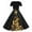 Black, variant on QIPOPIQ Christmas Dresses Women Plus Size Short Sleeve Trendy Casual Dresses Floral Holiday Dress Grinch Print Round-Neck Knee-High Dress 2023 Deals