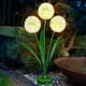 thumbnail image 5 of León Solar Con Iluminación Led Blanca Cálida Luz De Flor Artificial Para Exteriores Con Punta De Tierra Noticed HA045716-01, 5 of 6