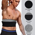 thumbnail image 3 of MISS MOLY Sauna Sweat Body Shaper Waist Trimmer for Men, Waist Trainer Belt, Neoprene Waist Cincher, Sauna Slimming Belt, 3 of 6