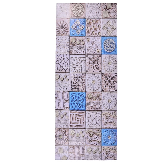 Pegatina para puerta Ticfox 2 uds Papel Tapiz autoadhesivo decoración del hogar