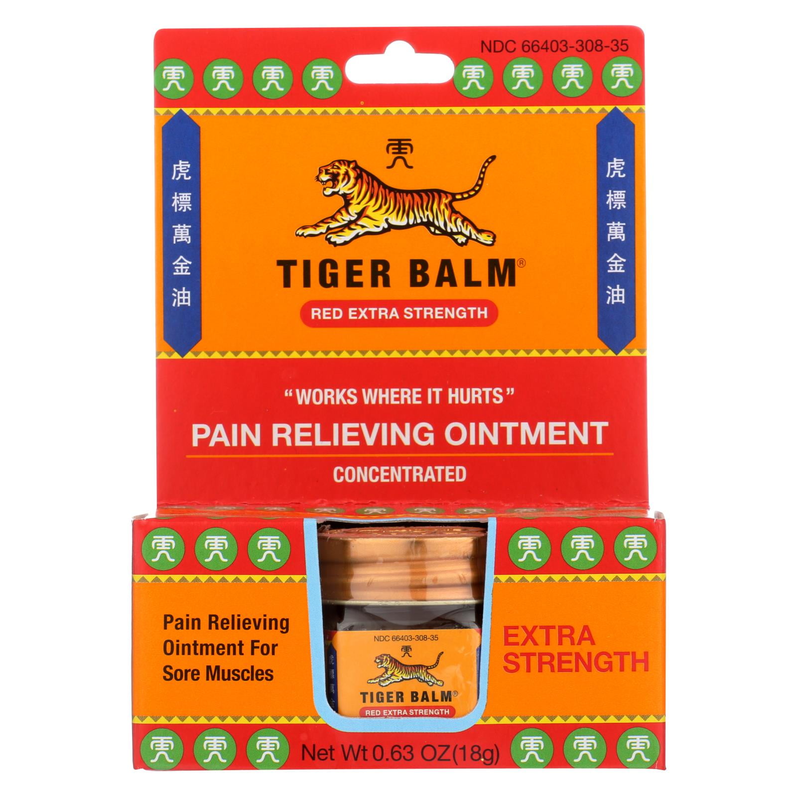 Tiger Balm Pain Relieving Ointment - Extra Strength - .63 oz - Walmart.com