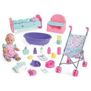 My Sweet Love Deluxe 14" Baby Doll Play Set, 23 Pieces