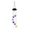 thumbnail image 2 of Kripyery 1 Set Solar LED Light Horror Energy-saving Non-Glaring Enhance Atmosphere Plastic Outdoor Halloween Party Wind Chime LED Lights for Home, 2 of 8
