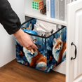 thumbnail image 5 of Fox Foldable Clothes Storage Bins with Handle, 10.8"x10.5"x10.6", Large Capacity - Storage Baskets Containers, 5 of 6