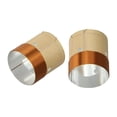 thumbnail image 3 of GLFILL 2 Pcs 25.5mm-75.5mm Fil de Cuivre Rond à 2 Couches Pièces de Réparation de Bobine Vocale Accessoire de Bobine Vocale 8/10/12/15 Pouces, 3 of 9