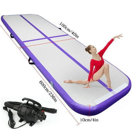 6m*1m*0.1m Fbsport Air Track Airtrack Inflatable Airtrack Mat free Electric Air Pump