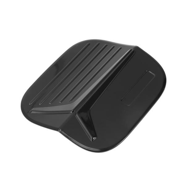 Tapa de la puerta del tanque de combustible para Honda Civic 2022-2025, cubierta de la tapa del llenado de combustible, tipo adhesivo, negro, ABS