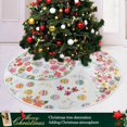 thumbnail image 6 of GZHJMY Easter Egg Christmas Tree Skirt Home Decoration Large Round Christmas Tree Skirt for Holiday Party Home Christmas Day Ornaments, 35.4", 6 of 6