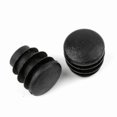 thumbnail image 5 of Black Plastic End Caps for Round Metal Tubes, 10-Pack Furniture Table Feet, 5 of 5