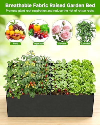 Cucumber Trellis with for Climbing Plants, A-Shape Garden Trellis with Grow Bags, Metal Plant Trellis with Garden Netting for Vegetables Flowers Fruits