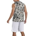 thumbnail image 2 of Xecao Leopard And Zebra print basketball shirt for both men and women, a unisex basketball jersey perfect for theme parties-3X-Large, 2 of 6