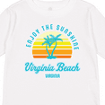 thumbnail image 4 of Inktastic Summer Enjoy the Sunshine Virginia Beach Virginia in Blue Boys or Girls Long Sleeve Toddler T-Shirt, 4 of 5