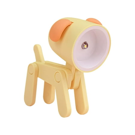 

Linxiam Night Light New Cartoon Creative Led Internet Red Night Light Decoration Mini Cute Little Dog Lamp for Home & Garden Yellow One Size
