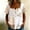 Orange, variant on Women's Short Sleeve Flutter V-Neck Geometric Tee Short Sleeve Oversized Regular Moisture-Wicking Collarless Athleisure Pull-On