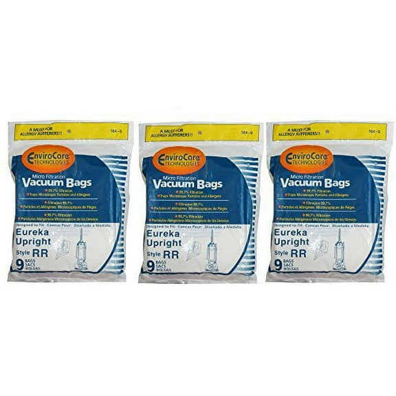 Compatible with Eureka RR Micro Filtered Vacuum Bags 61115 boss smart vac 4800 (27 Bags)
