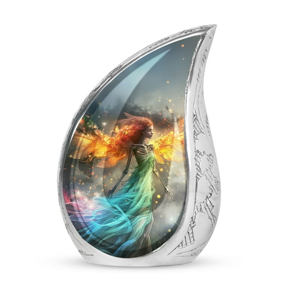 Cat Urn, Keepsake Urn for Ashes Adult Male, Cremation Urns for Human Ashes, Urn for Ashes for Women, Teardrop Urns for Human Ashes, Miniature Urns for Mom Ashes, Urn for Burial In Ground 3 Inch,1pcs