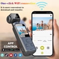 thumbnail image 5 of MARVUE 4K Body Camera with External Microphone, 270° Rotatable Mini Video & Audio Pocket Camera Ideal for Outdoor, Bike, Travel, 32GB Included, 5 of 8