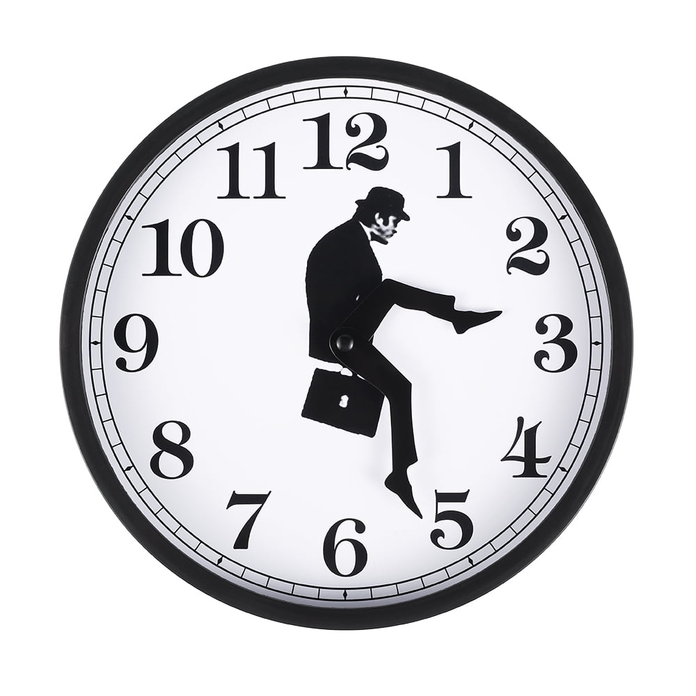 Maalr Wall Clock Silly Walk Wall Clock Ministry of Silly Walks Clock
