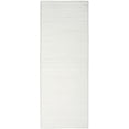 thumbnail image 2 of Nourison Washable Essentials Modern Ivory Grey 2' x 6' Area Rug (2x6), 2 of 8