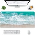 thumbnail image 4 of Large Gaming Mouse Pad Beach Non-Slip Desk Pad Keyboard and Mouse Desk Mat for Gamer, Office & Home, 31.5 x 15.7 in, 4 of 6