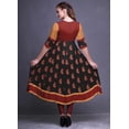 thumbnail image 4 of Bimba Kurta Anarkali Imprimée Longue Tenue de Soirée Évasée Kurtis pour Femmes, 4 of 5