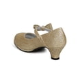 thumbnail image 3 of Little Angel Tasha-685E New Glitter Bow Mary Jane Pump (Toddler/Little/Big Girl), 3 of 5