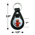 thumbnail image 4 of Black Leather  Sesame Street Vintage Elmo Keychain, 4 of 4