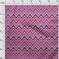 thumbnail image 3 of oneOone Viscose Chiffon Fuschia Pink Fabric Ikat Sewing Material Print Fabric By The Yard 42 Inch Wide, 3 of 5