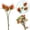 E, variant on Artificial Thistle Flowers 3 Heads Bundle, Faux Dried Teasel Spray, Fake Thistle Stem for Wedding Bouquet, Wreath, Vase Arrangement, Farmhouse Home Table Centerpiece Decor