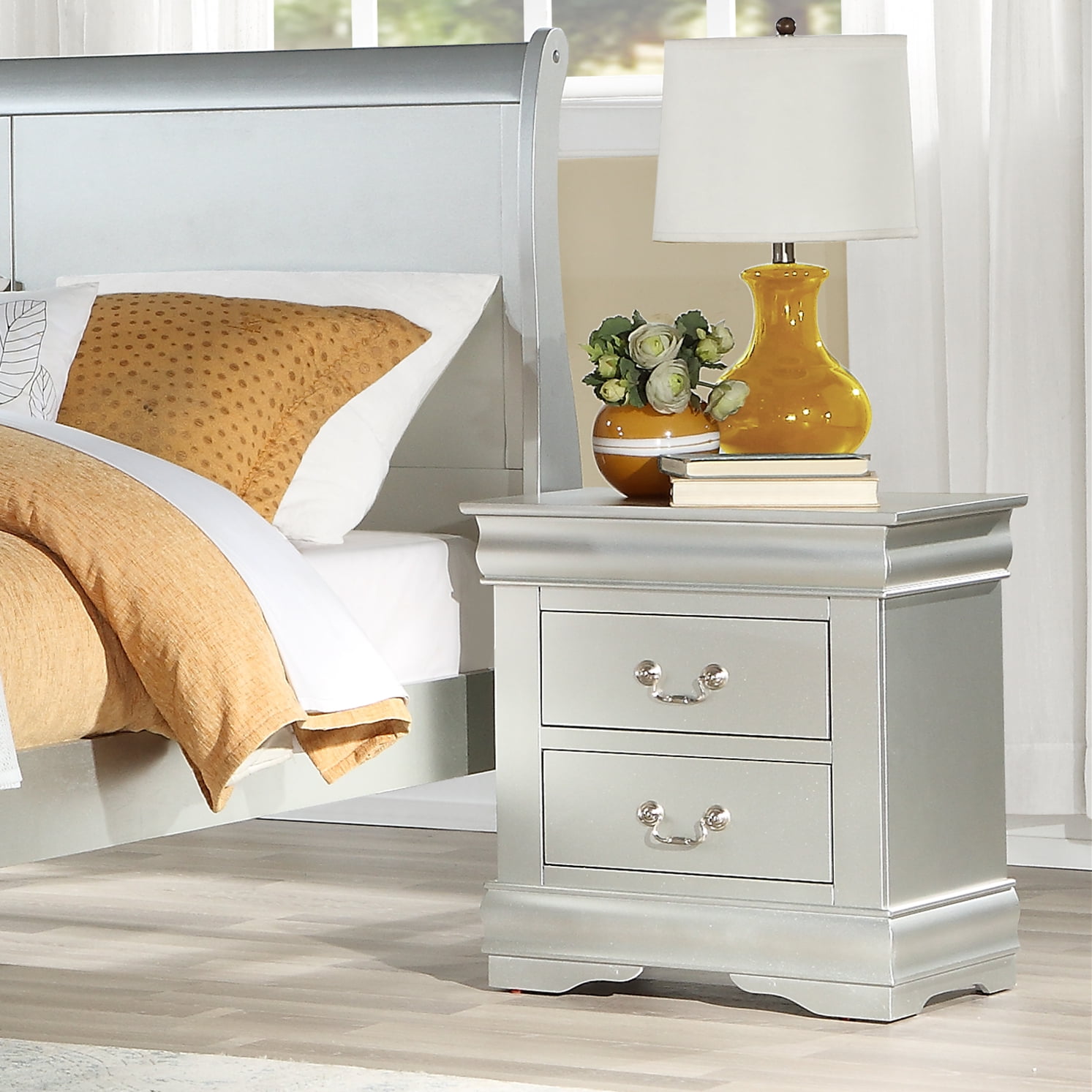 Acme Furniture Louis Philippe 2-Drawer Nightstand 26733