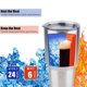 thumbnail image 3 of Vaso con tapa de 30 oz, vaso de viaje de doble pared con aislamiento al vacío de acero inoxidable, taza de café aislada duradera, taza térmica con tapa a prueba de derrames, 3 of 5