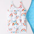 thumbnail image 4 of URMAGIC Kids Girls Floatation Swimsuit with Adjustable Buoyancy Baby Float Suit Swim Vest One Piece Swimwear Bathing Suit 1-4T, 4 of 8