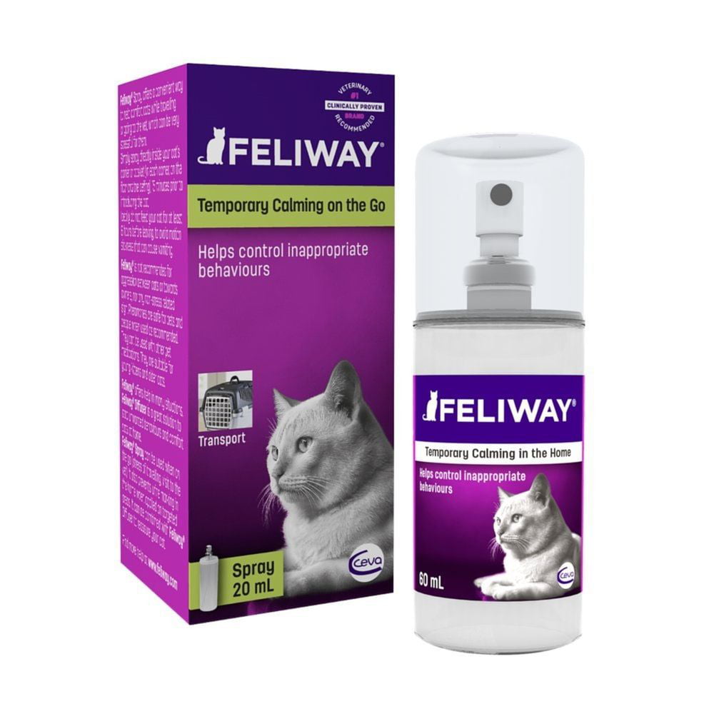 Ceva Feliway Pheromone Travel Spray for Cats 20 ml