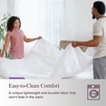 thumbnail image 3 of Danjor Linens 1800 Series 6 Piece Hotel Luxury Soft Bed Sheets Set with Deep Pockets, Queen, Cream, 3 of 9