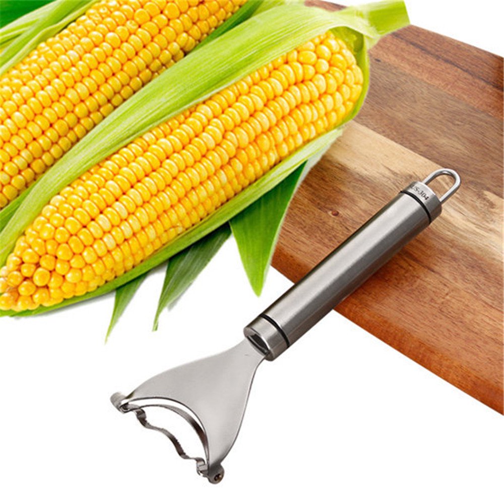 Corn Cob Peeler Stripper Cutter Splitter Remover Thresher Kitchen Salad