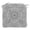 Gray, variant on Handmade Cotton Mandala Chair Pad Cushion with Ties 16x16 Inch, Thick Reversible Tufted Seat Cushion for Dining Kitchen Office Chairs