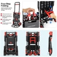thumbnail image 4 of Carretilla portátil COOCHEER 2 en 1 plegable con capacidad de 150 kg, 4 of 7